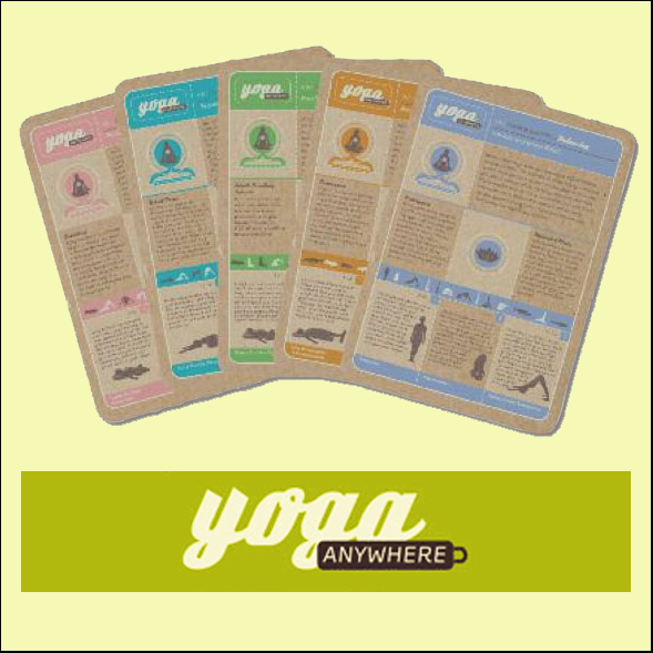 YogaAnywhere Cards, Poster and a Book